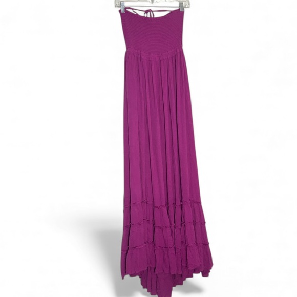 Free People Women's Purple Extratropical Maxi Dress Size M - Picture 3 of 8